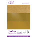 Crafter's Companion Luxury A4 Cardstock Pack - Gold