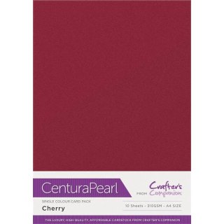 Centura Pearl A4 Card 10pk - Cherry