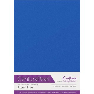 Centura Pearl A4 Card 10pk - Royal Blue