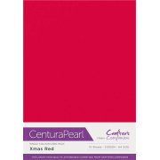 Centura Pearl A4 Card 10pk - Xmas Red