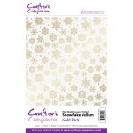 Snowflake Vellum - Gold