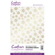 Snowflake Vellum - Gold