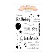 Craftwork Cards Clear Stamp Set - Celebrations