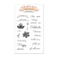 Craftwork Cards Clear Stamp Set - Scrumptious Sentiments