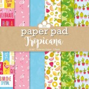 Tropicana 8x8 Paper Pad - Craftwork Cards