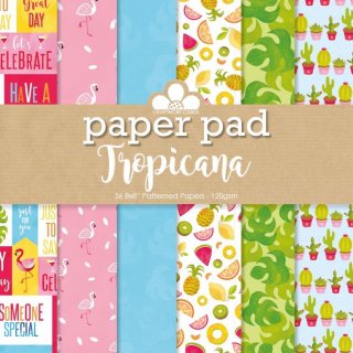 Tropicana 8x8 Paper Pad - Craftwork Cards