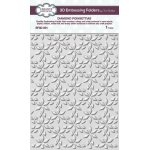 Creative Expressions 3D Embossing Folder - Diamond Poinsettias