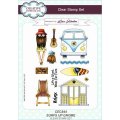 Lisa Horton Clear Stamp Set - Surf's Up Gnome