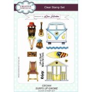Lisa Horton Clear Stamp Set - Surf's Up Gnome