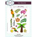 Lisa Horton A5 Clear Stamp Set - Tropical Island