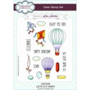 Lisa Horton Clear Stamp Set - Let's Fly Away