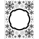 Creative Expressions Embossing Folder - Eve's Snowflakes