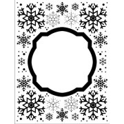 Creative Expressions Embossing Folder - Eve's Snowflakes