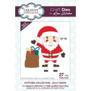 Lisa Horton Craft Dies - Stitched Collection - Jolly Santa