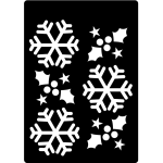 Creative Expressions Mini Stencil - Winter Holly