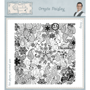 Phill Martin Sentimentally Yours Rubber Stamp - Ornate Paisley