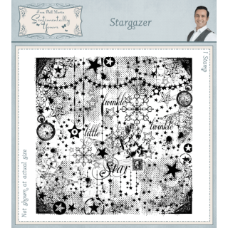 Phill Martin Sentimentally Yours Rubber Stamp - Stargazer