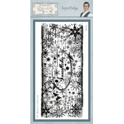 Phill Martin Sentimentally Yours Rubber Stamp - Snowflakes