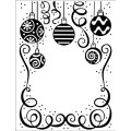 Creative Expressions Embossing Folder - Bauble Celebration