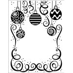 Creative Expressions Embossing Folder - Bauble Celebration