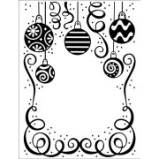 Creative Expressions Embossing Folder - Bauble Celebration