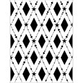 Creative Expressions Embossing Folder - Tinsel Lattice