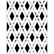 Creative Expressions Embossing Folder - Tinsel Lattice