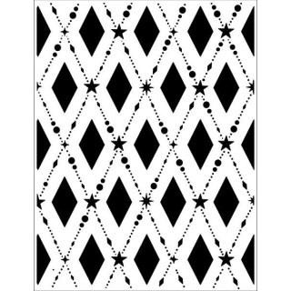 Creative Expressions Embossing Folder - Tinsel Lattice