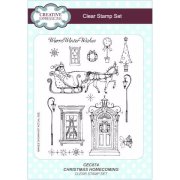 Creative Expressions A5 Clear Stamp Set - Christmas Homecoming