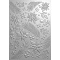 Creative Expressions 3D Embossing Folder and Companion Colouring Stencils Bundle - Nature's Christmas