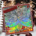 Creative Expressions 3D Embossing Folder and Companion Colouring Stencils Bundle - Poinsettia Bliss