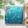 Creative Expressions 3D Embossing Folder and Companion Colouring Stencils Bundle - Nature's Christmas