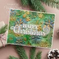 Creative Expressions 3D Embossing Folder and Companion Colouring Stencils Bundle - Nature's Christmas
