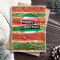 Creative Expressions 3D Embossing Folder and Companion Colouring Stencils Bundle - Nature's Christmas