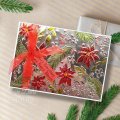 Creative Expressions 3D Embossing Folder and Companion Colouring Stencils Bundle - Nature's Christmas