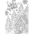 Designer Boutique 6x4 Clear Stamp - Gingerbread Cottage