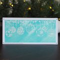 Designer Boutique Rubber Stamp - Bauble Garland