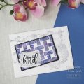 Weave It Alone Mini Stencil 4x3 Inches