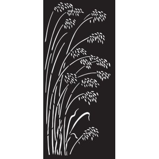 Wild Oat Grass DL Stencil