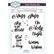 Fabiola Giardinaro A6 Clear Stamp Set - Oh Holy Night