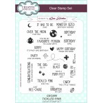 Lisa Horton A5 Clear Stamp Set - Tickled Pink