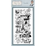Phill Martin Sentimentally Yours DL Rubber Stamp - Traveller