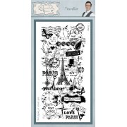 Phill Martin Sentimentally Yours DL Rubber Stamp - Traveller