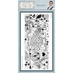 Phill Martin Sentimentally Yours DL Rubber Stamp - Romantica
