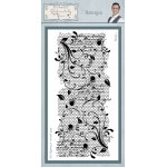 Phill Martin Sentimentally Yours DL Rubber Stamp - Botanica