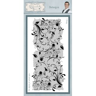 Phill Martin Sentimentally Yours DL Rubber Stamp - Botanica