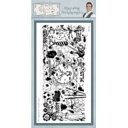 Phill Martin Sentimentally Yours DL Rubber Stamp - Masculine Paraphernalia