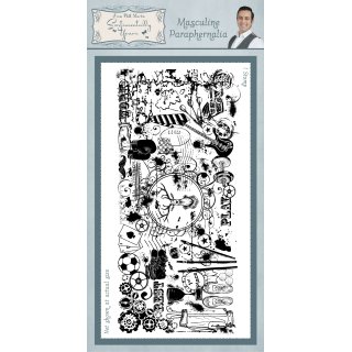 Phill Martin Sentimentally Yours DL Rubber Stamp - Masculine Paraphernalia