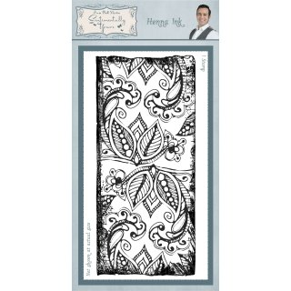 Phill Martin Sentimentally Yours DL Rubber Stamp - Henna Ink