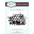 Lisa Horton A6 Background Stamp - Bee Yourself